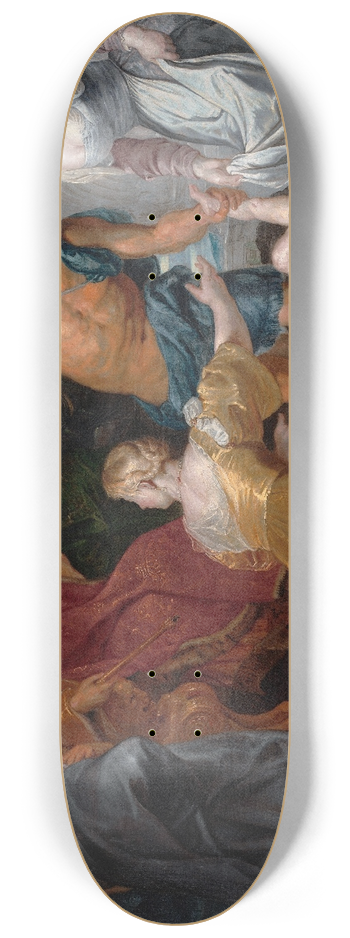 Peter Paul Rubens - The Judgement of Solomon 8.25 inch art skate deck