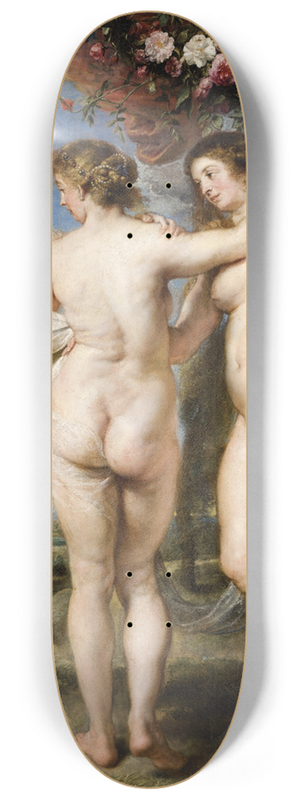 Peter Paul Rubens - The Three Graces 8.25 inch art skate deck