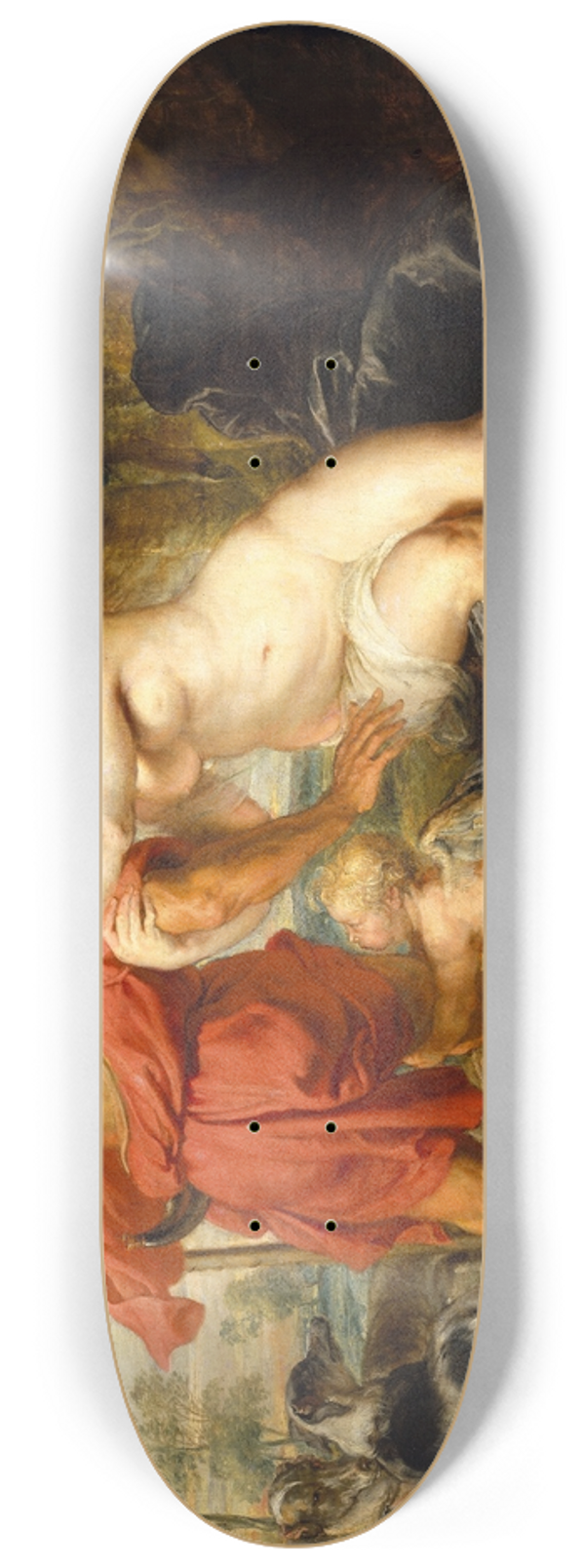 Peter Paul Rubens - Venus and Adonis 8.25 inch art skate deck