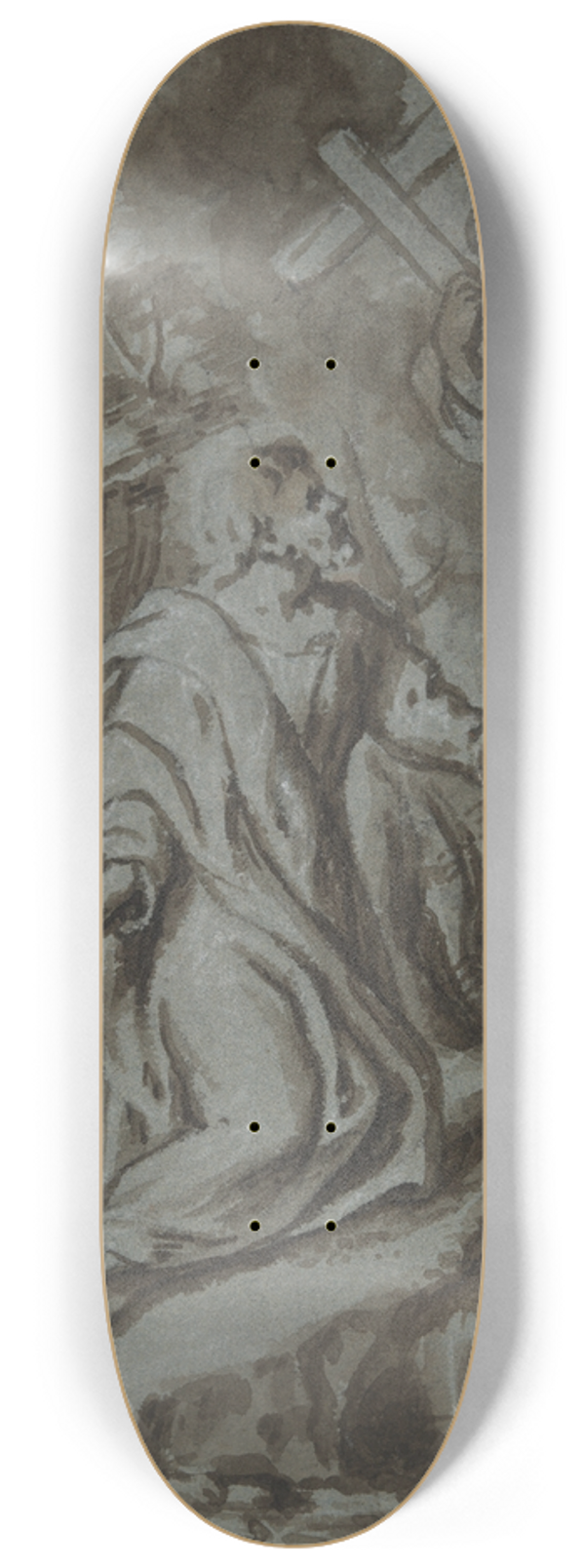 Peter van Lint - Christ inGethsemane 8.25 inch art skate deck