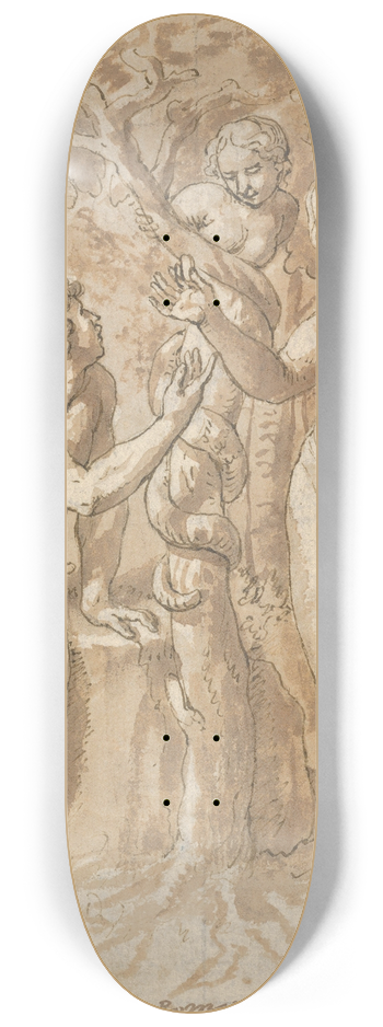 Peter van Lint - The Temptation of Eve 8.25 inch art skate deck