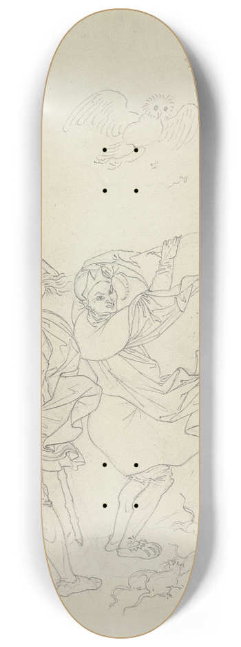 Peter von Cornelius - Der Gang nach dem Brocken 8.25 inch art skate deck