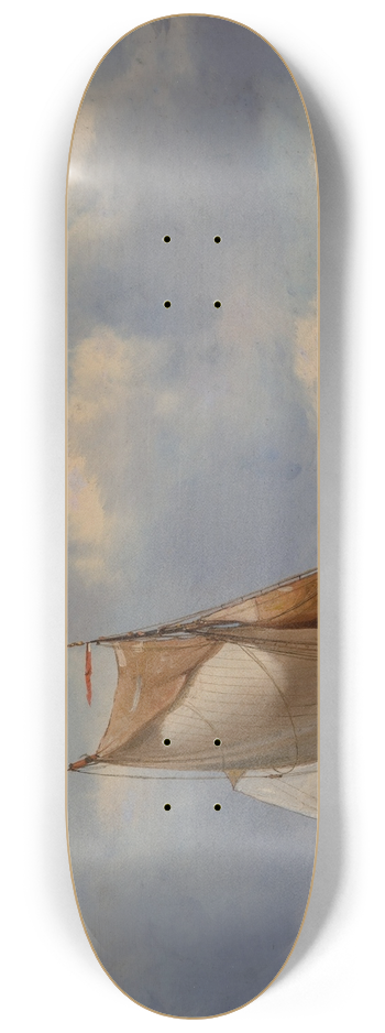 Petrus Paulus Schiedges - Shipping in a light breeze 8.25 inch art skate deck