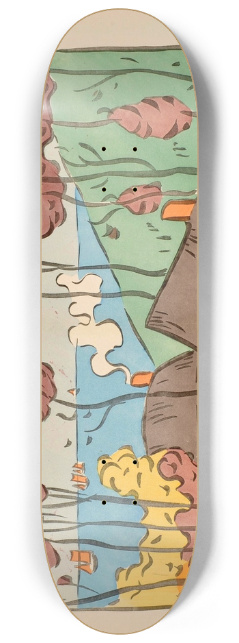 Philibert-Paul Charbonnier - Salon des Cent 8.25 inch art skate deck