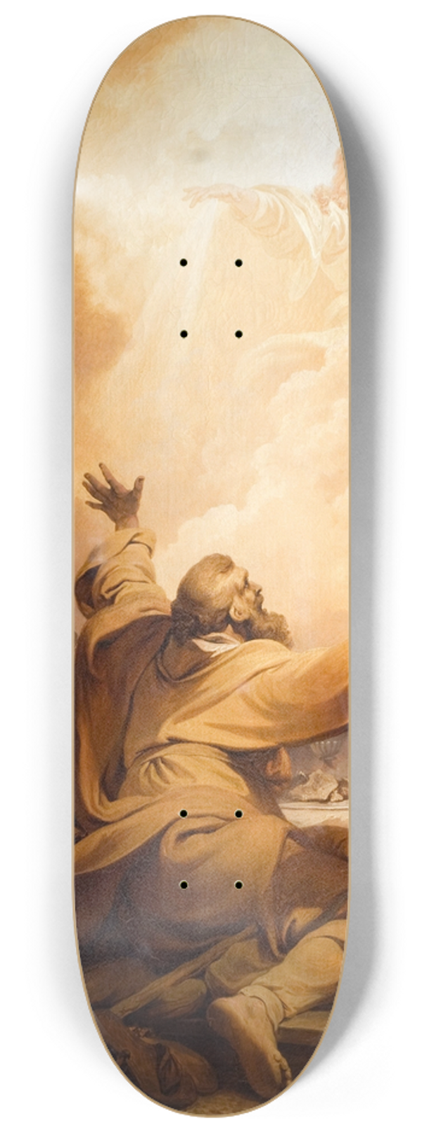 Philip James de Loutherbourg - Christ Appearing To The Disciples At Emmaus 8.25 inch art skate deck