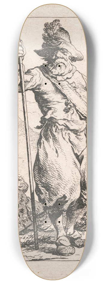 Philip James de Loutherbourg - Deuxime Suite des Figures 8.25 inch art skate deck
