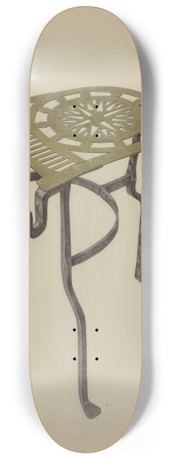 Philip Johnson - Trivet 8.25 inch art skate deck