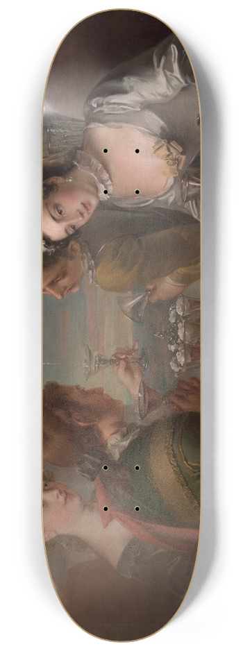 Philippe Mercier - The Sense of Taste 8.25 inch art skate deck