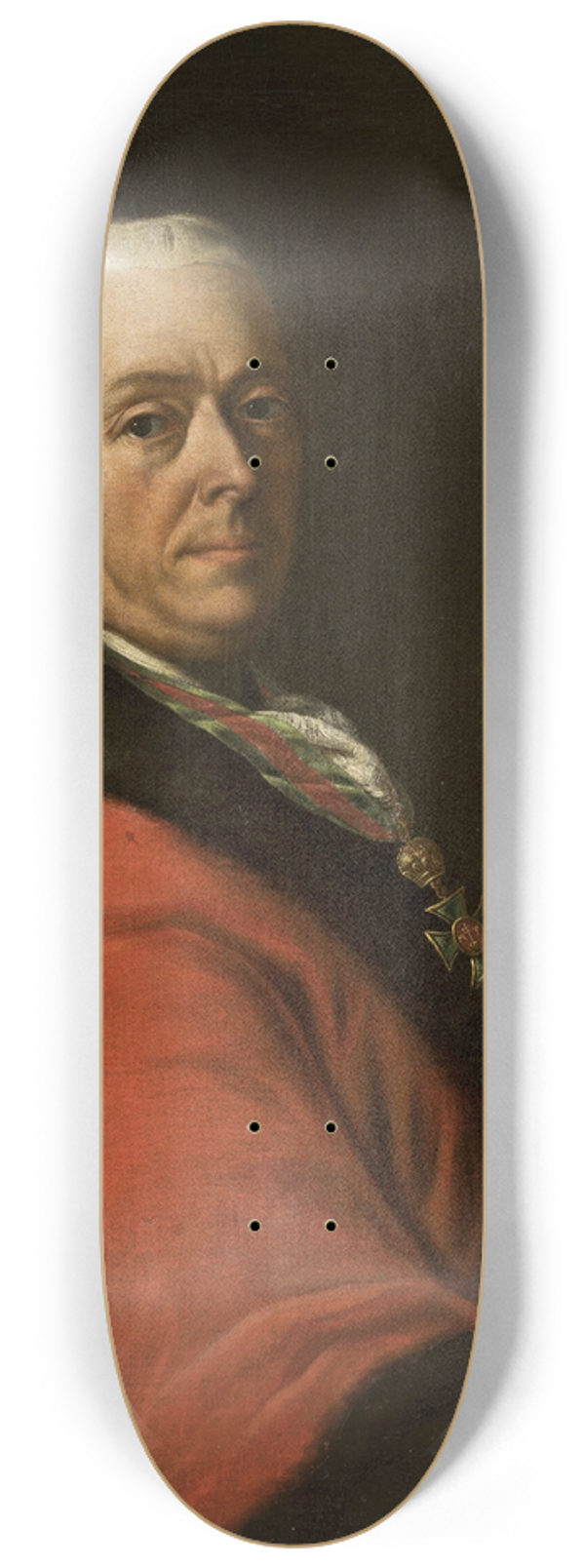 Philipp Haller - Portrait of count Gaspar Paris Anton 8.25 inch art skate deck
