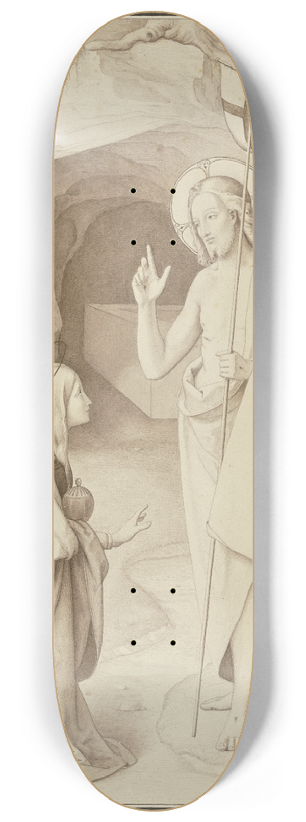 Philipp Veit - Noli me tangere 8.25 inch art skate deck