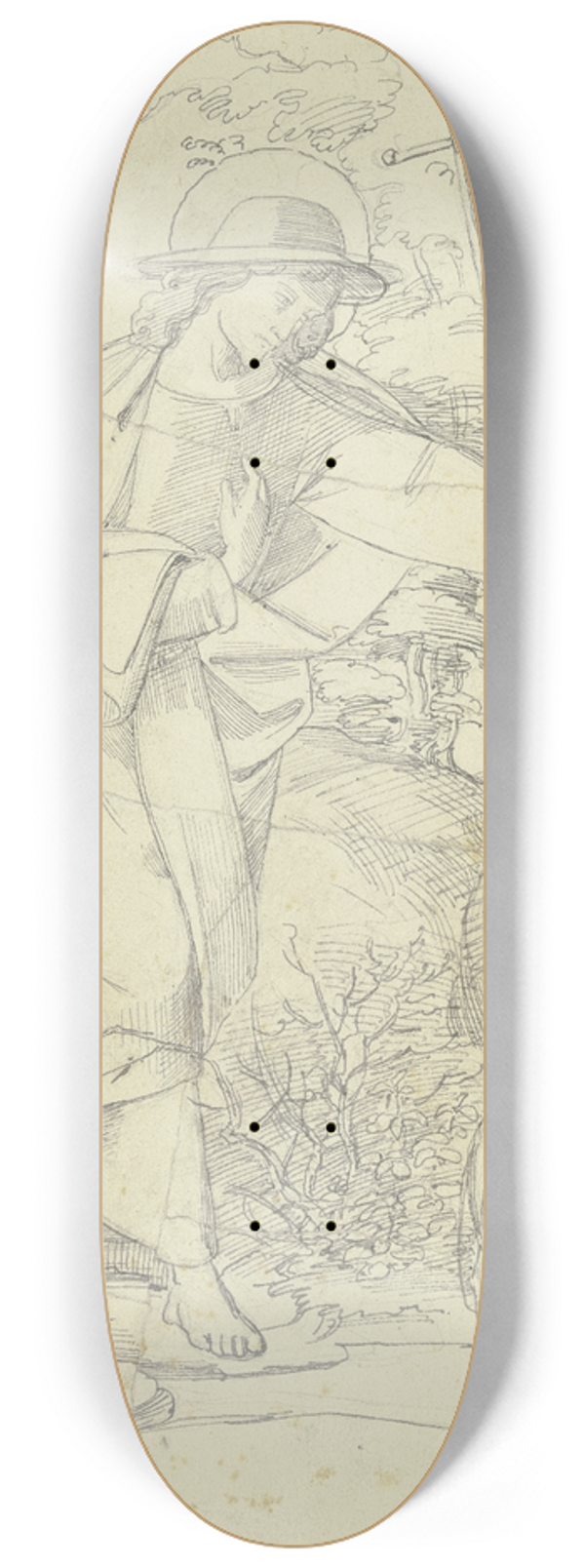 Philipp Veit - The good shepherd 8.25 inch art skate deck