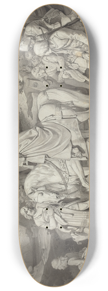 Philipp von Foltz - The Count Of Habsburg 8.25 inch art skate deck