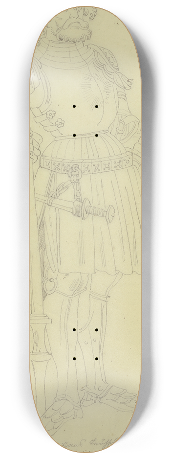 Philipp Winterwerb - Hans Truchse, Landvogt von Schwaben 8.25 inch art skate deck