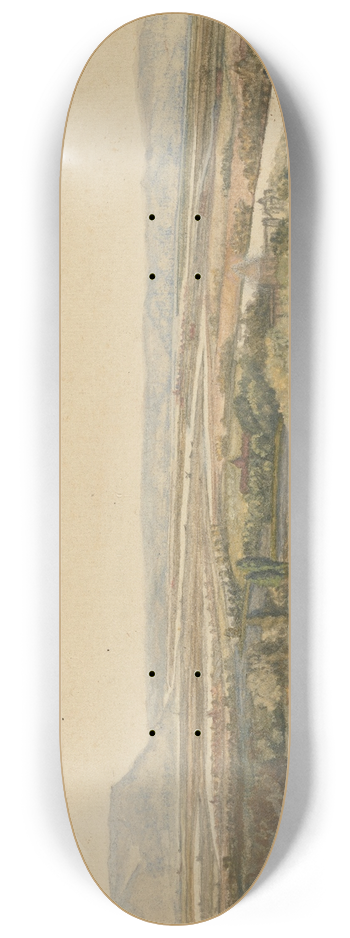 Philips Koninck - River Landscape 8.25 inch art skate deck