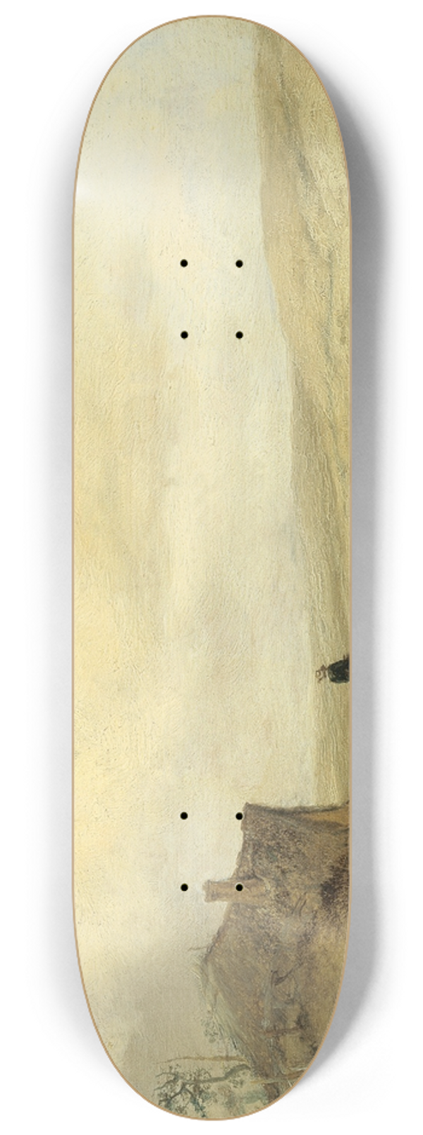 Philips Wouwerman - Rider in the Dunes 8.25 inch art skate deck