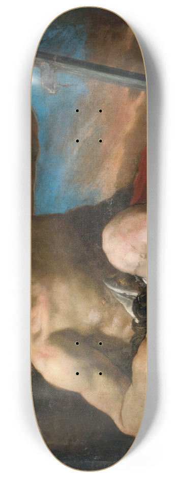 Pier Francesco Mola - David With The Head Of Goliath 8.25 inch art skate deck
