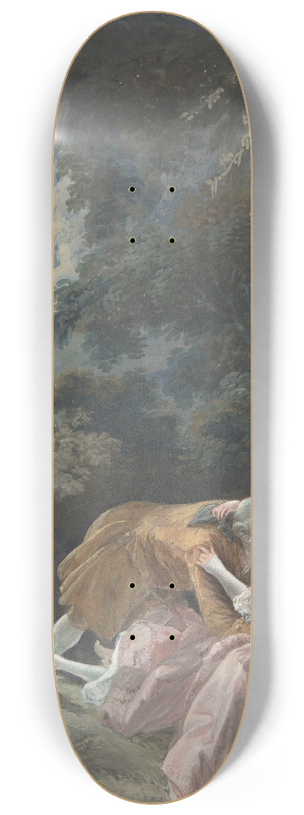 Pierre-Antoine Baudouin - La Nuit (Night) 8.25 inch art skate deck