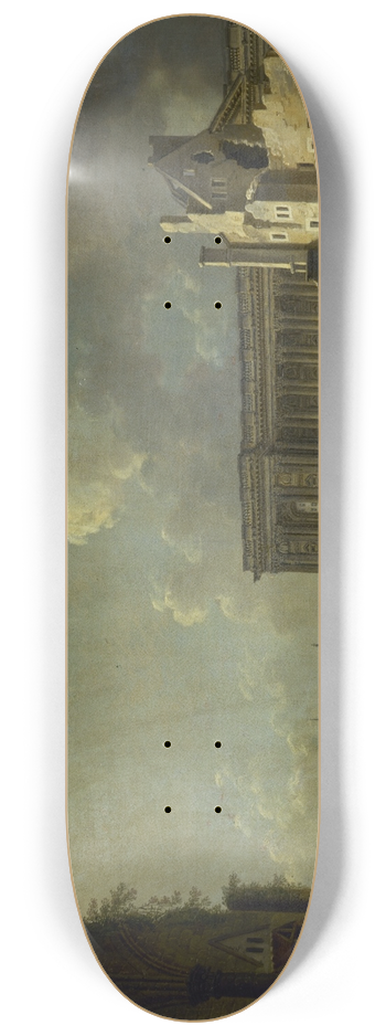 Pierre-Antoine Demachy - Dgagement de la colonnade du Louvre 8.25 inch art skate deck