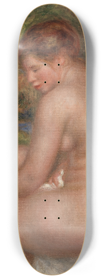 Pierre-Auguste Renoir - Bather in Three-Quarter View (Baigneuse vue de trois quarts) 8.25 inch art skate deck