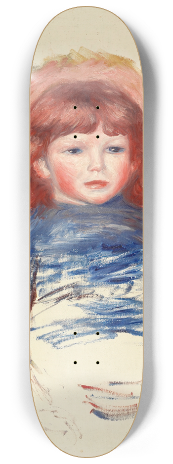 Pierre-Auguste Renoir - Coco 8.25 inch art skate deck