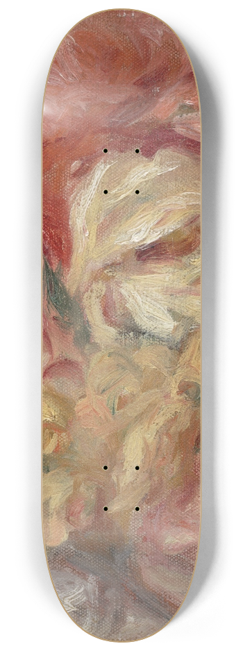 Pierre-Auguste Renoir - Flowers 8.25 inch art skate deck