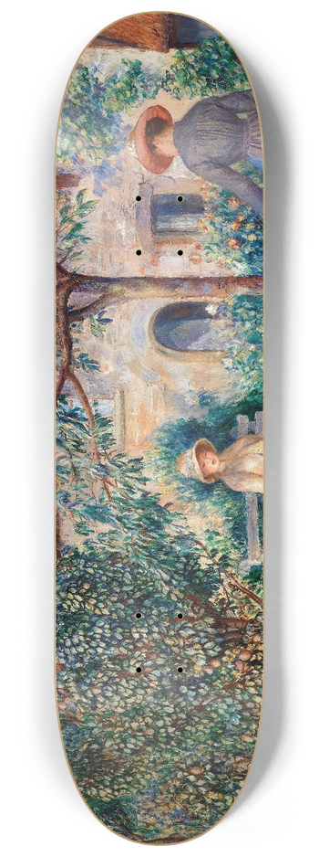 Pierre-Auguste Renoir - In Brittany (En Bretagne) 8.25 inch art skate deck