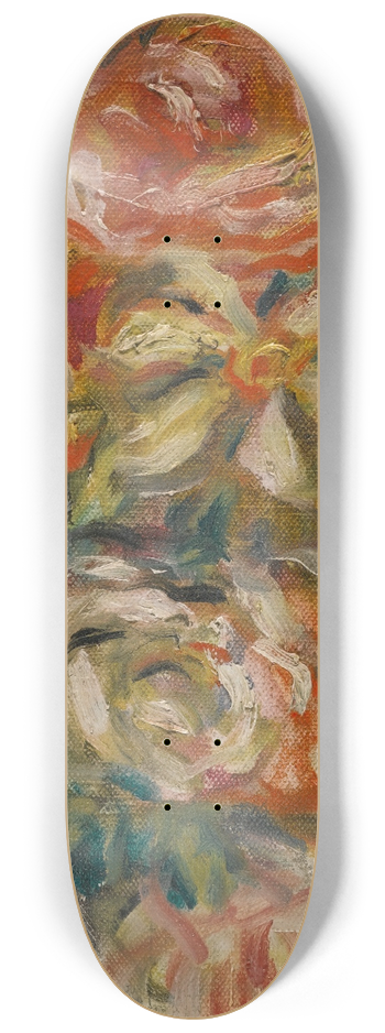 Pierre-Auguste Renoir - Jete De Fleurs 8.25 inch art skate deck