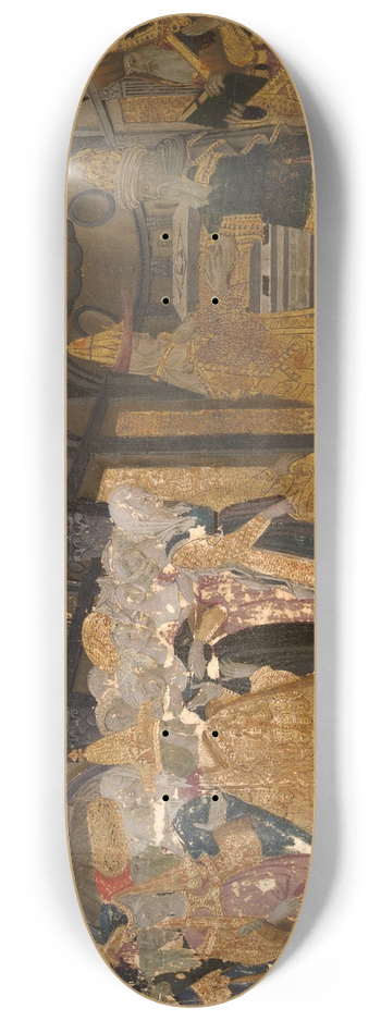 Apollonio di Giovanni - Meeting of Solomon and the Queen ofSheba 8.25 inch art skate deck