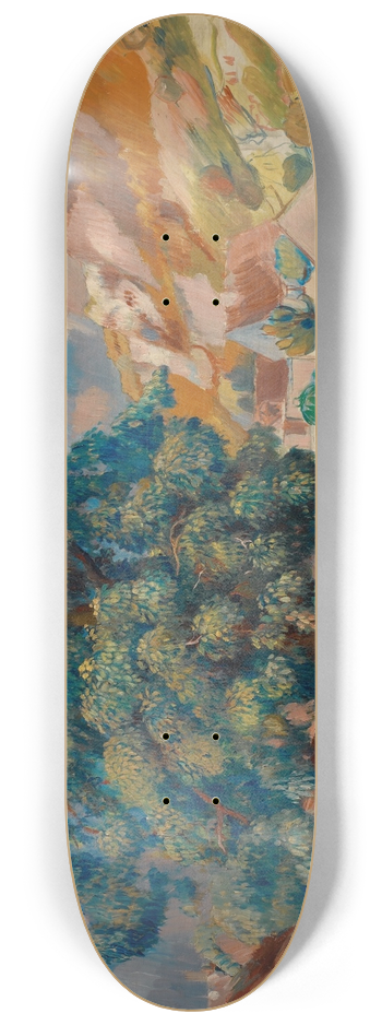 Pierre-Auguste Renoir - Le Grand Arbre Au Bord De La Route 8.25 inch art skate deck