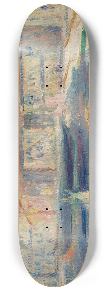 Pierre-Auguste Renoir - Le Port de Saint-Tropez 8.25 inch art skate deck