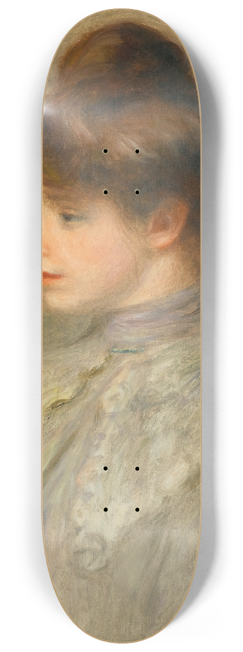 Pierre-Auguste Renoir - Madame Valtat (Ne Suzanne Nol) 8.25 inch art skate deck