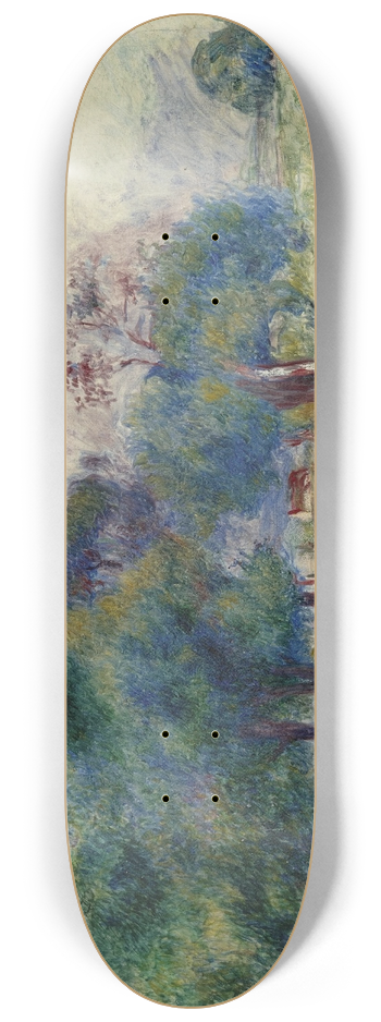 Pierre-Auguste Renoir - Paysage dEssoyes 8.25 inch art skate deck