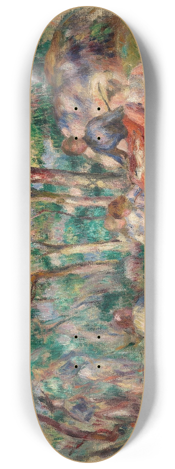 Pierre-Auguste Renoir - Picnic (Le Djeuner sur lherbe) 8.25 inch art skate deck