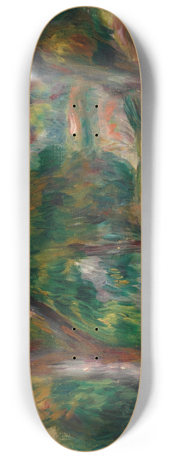Pierre-Auguste Renoir - Pr et arbres 8.25 inch art skate deck
