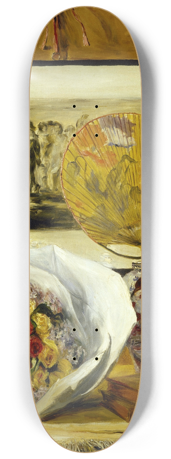 Pierre-Auguste Renoir - Still Life with Bouquet 8.25 inch art skate deck