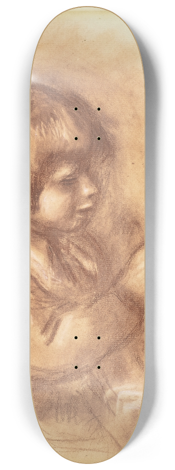 Pierre-Auguste Renoir - The Artists Son Claude or Coco 8.25 inch art skate deck