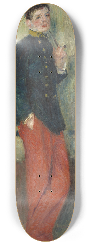 Pierre-Auguste Renoir - The Young Soldier 8.25 inch art skate deck