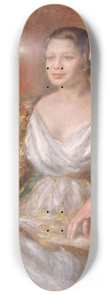 Pierre-Auguste Renoir - Tilla Durieux (Ottilie Godeffroy, 18801971) 8.25 inch art skate deck