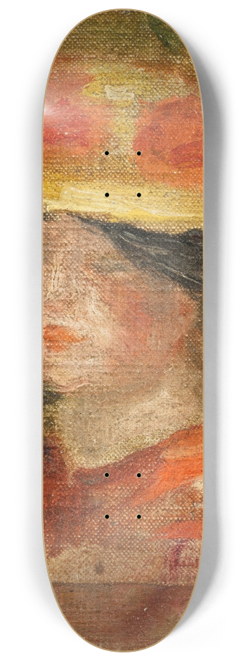 Pierre-Auguste Renoir - Tte de femme en chapeau 8.25 inch art skate deck