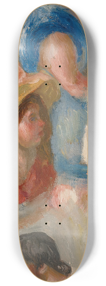 Pierre-Auguste Renoir - tude De Ttes 8.25 inch art skate deck