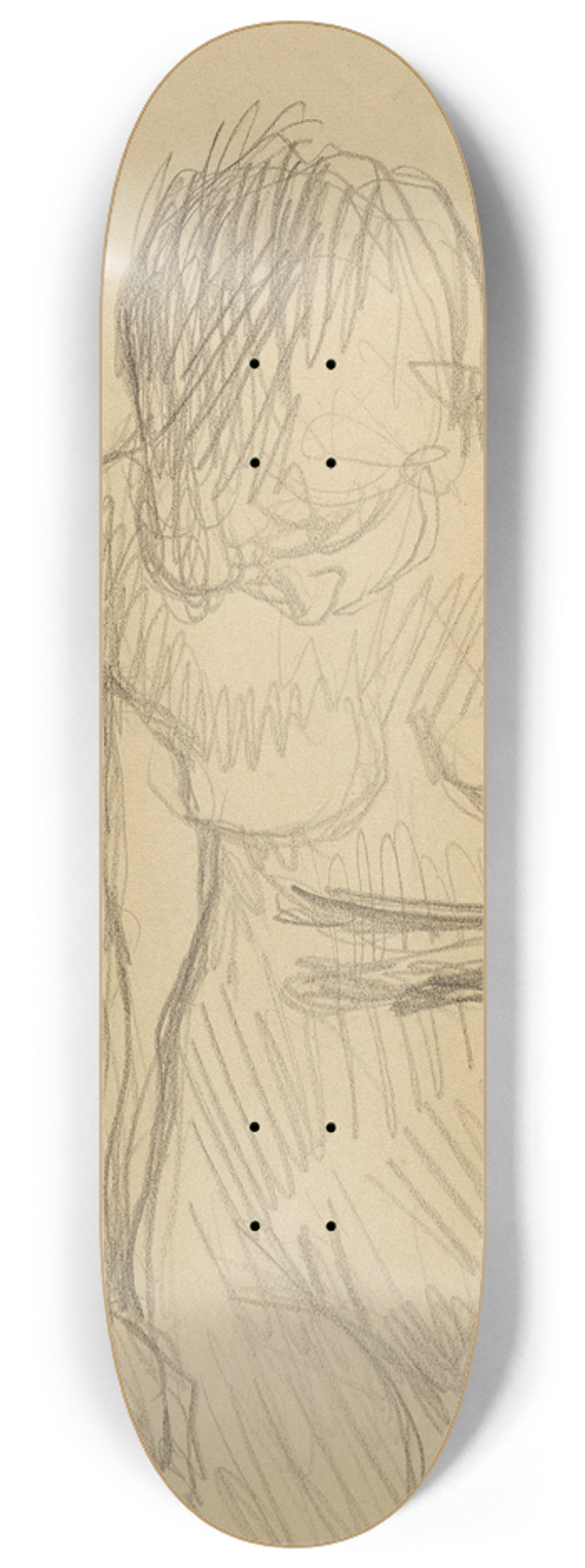 Pierre Bonnard - Nu debout (Marthe) 8.25 inch art skate deck