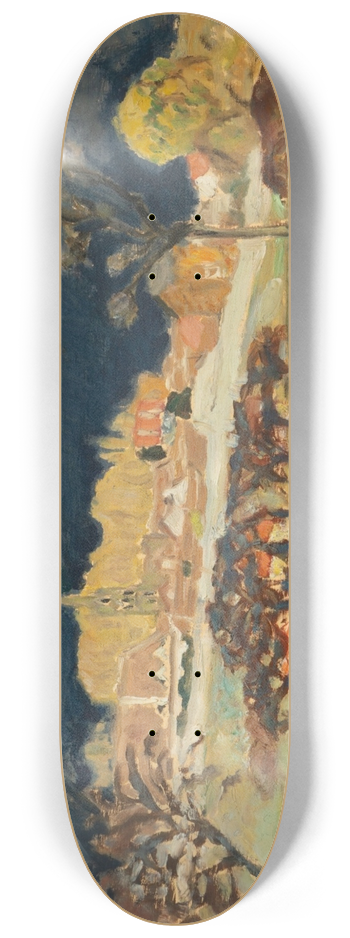 Pierre Bonnard - Village, ciel dorage 8.25 inch art skate deck