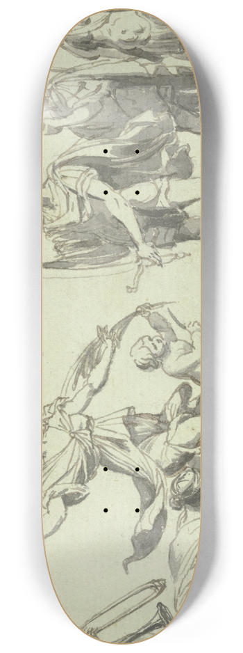 Pierre Brebiette - Die siegreiche Rckkehr Davids 8.25 inch art skate deck