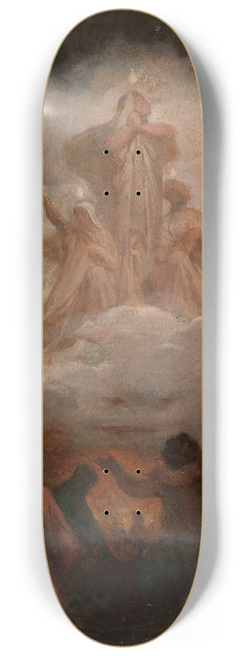 Pierre-Nicolas Brisset - Les mes du Purgatoire 8.25 inch art skate deck