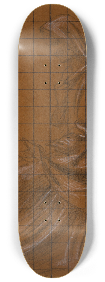 Pierre Puvis de Chavannes - Femme drape assise 8.25 inch art skate deck