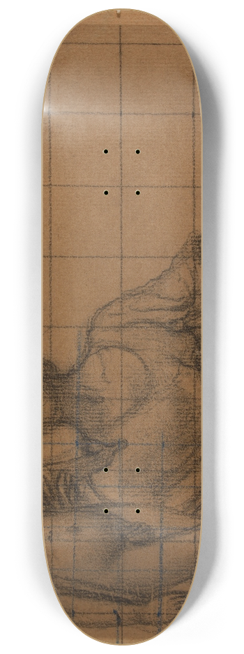 Pierre Puvis de Chavannes - Femme et enfant 8.25 inch art skate deck