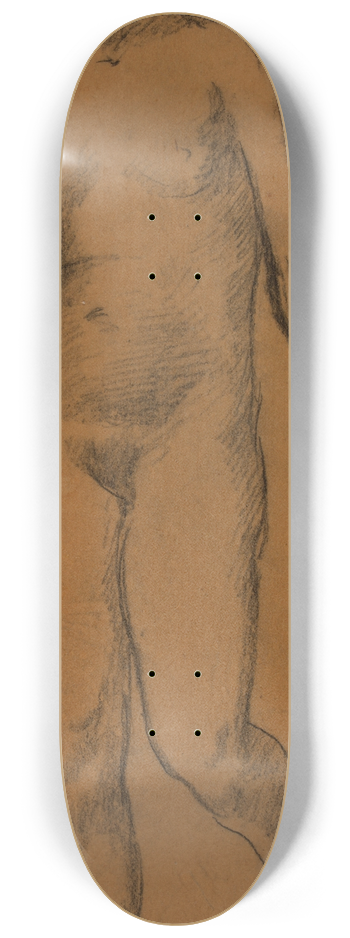 Pierre Puvis de Chavannes - Femme nue debout, de face 8.25 inch art skate deck