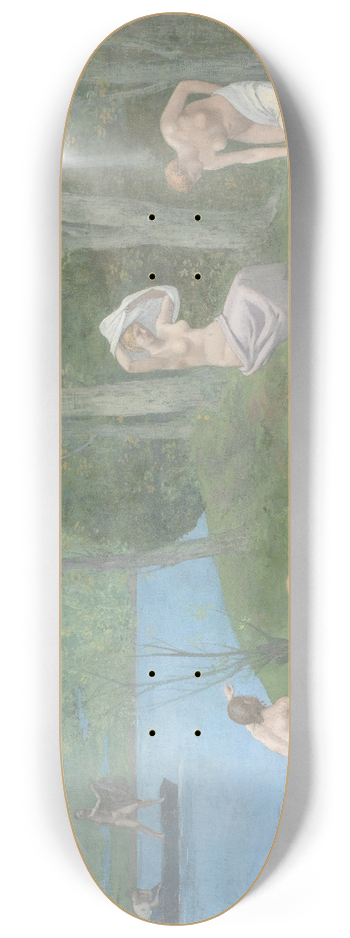 Pierre Puvis de Chavannes - Summer 8.25 inch art skate deck