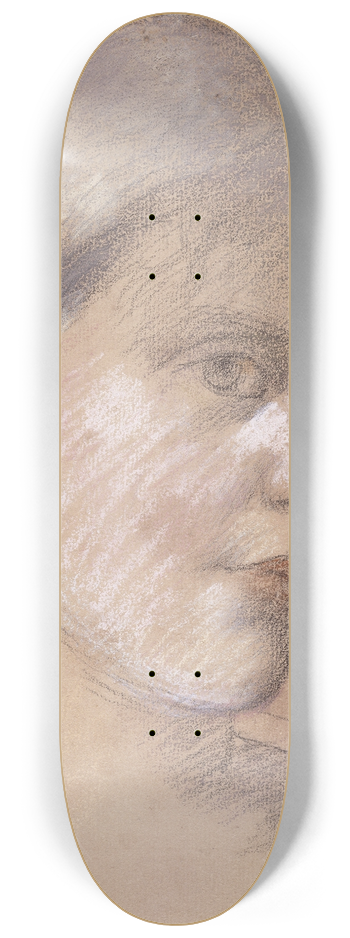Pierre Puvis de Chavannes - Tte de femme de trois-quart  droite 8.25 inch art skate deck
