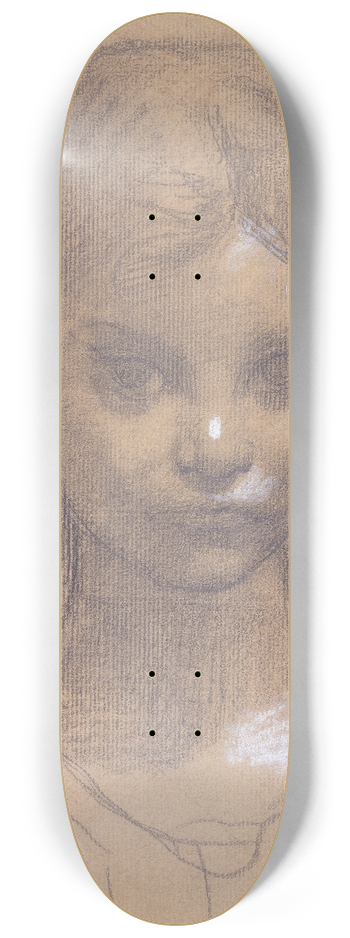 Pierre Puvis de Chavannes - Tte de fillette 8.25 inch art skate deck